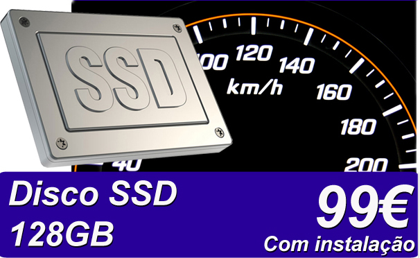 Disco SSD apenas 99 €